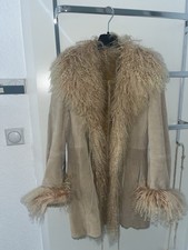 Echter Wildleder Mantel mit