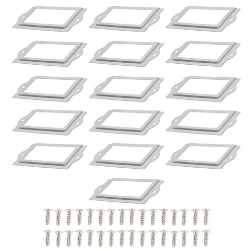 Etikettenhalter metall regal - etikettenhalter,