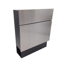 Quintus Briefkasten Haus und Garten Edelstahl Modell Quintus wetterfest rostfrei