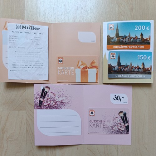 Müller gutschein 394 euro - müller, 394.62