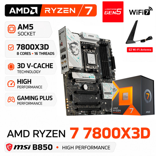 Amd ryzen 7800x3d msi - 7800x3d,