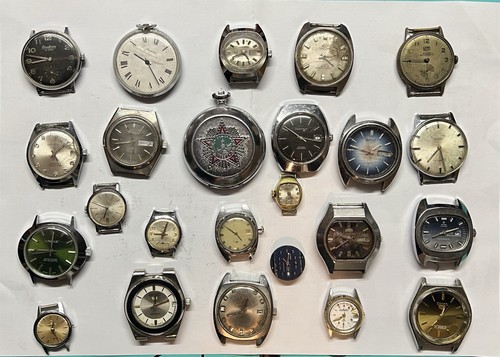 Uhren konvolut vintage - uhren, 20+