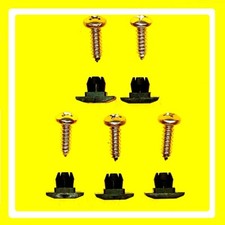 VW T3 Bus 5 Stck Kühlergrill Clips  m. Edelstahl Schraube