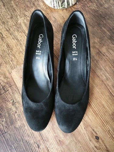 Gabor pumps schwarz wildleder - schwarz,