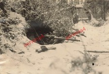 MG-34 Stellung mit Handgranaten an der HKL in Karelien Finnland