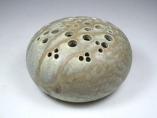 kugelvase steckvase keramik vase studiokeramik design ikebana vintage