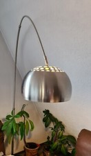 Bogenlampe 210cm Edelstahl Marmorfuß Loft Industrie Retro Vintage *Nur Abholung*