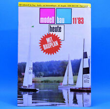 Modellbau heute 11/1983 Flugzeuge Schiffe Fahrzeuge DDR Bauplan Schonerbark Marx