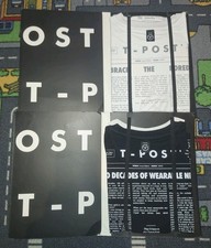 2x T-Shirt T-Post schwarz