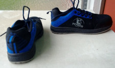 Power Safe Sicherheit Schuhe 38 Schwarz Blau ENISO 20345