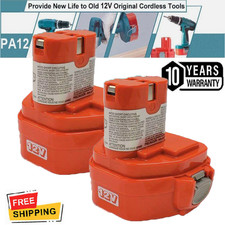 2X Original Für Makita 12V 4.8Ah Akku PA12 1200 1220 1222 1234 1235 6270D 6271D