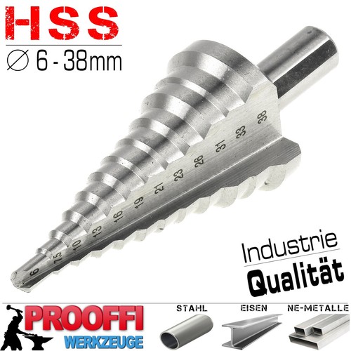 Hss stufenbohrer 6 - hss, Ø