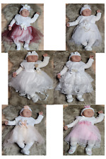 Taufkleid Festkleid Taufe Hochzeit Kleid Festlich Mädchen Prinzessin Baby Neu