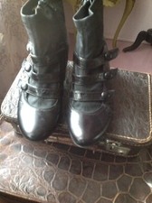 Marc Shoes Gr 38 Stiefelette Neuwertig Schwarz