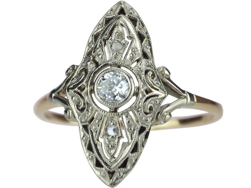 Jugendstil 585 gelb gold - 585, 950