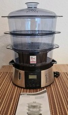 Clatronic DG 3547 elektrischer Dampfgarer Steam Cooker Reiskocher 3 Behälter 