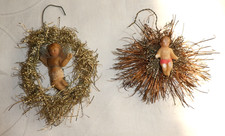 2x ANTIKER CHRISTBAUMSCHMUCK