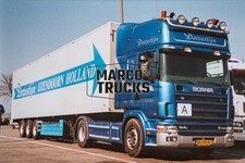 LKW Foto Scania 164L 480 Kofferauflieger Niederlande blau Dorrestijn Dorr #e2gj