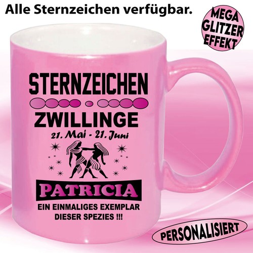 Glitzertasse sternzeichen name - sternzeichen,