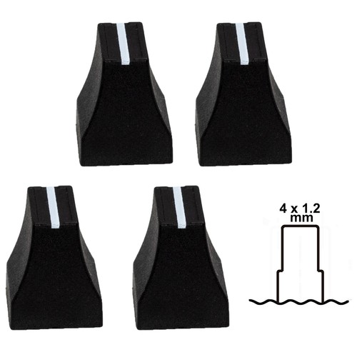 Sifam faderknopf schwarz - 4, 4mm