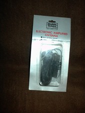 ###  ELECTRONIC  AMPLIFIED  ANTENNA  ( Vintage ) Heckscheibenantenne Oldtimer ##