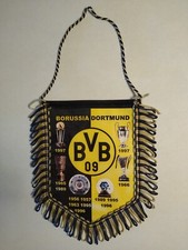 Borussia Dortmund BVB 09 – Wimpel ca. 10x14 cm – Erfolge bis 1997 - Zustand gut!