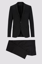 Drykorn Herren Anzug - Oregon / Foot - Größe 44 - Slim Fit - Schwarz - Neu