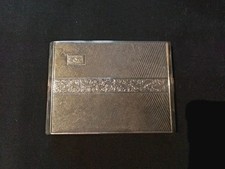 Zigarettenetui Vintage Alpacca-Silber 