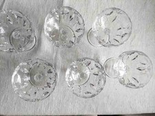 6 Sampgnerschalen Sektschale Nachtmann alt Bleikristall Dekor Bamberg 12 cm