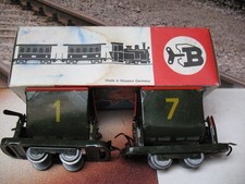 BILLER - Bahn 2x Feldbahnlore / Kipplore gebraucht, guter Zustand NR. 1 und NR 7