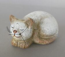 Katze liegend  5 cm hoch Figur Dekoration Tierfigur Garten KL Verarbeitung