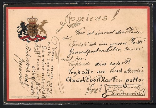 Künstler wappen von - künstler-ak,