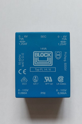 Block printtrafo - 14/6,