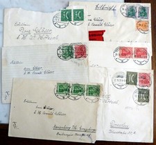 6x Brief Markneukirchen