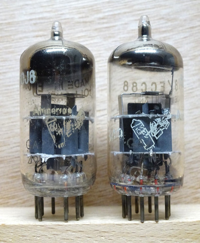 Pair amperex ecc88 - ecc88, philips