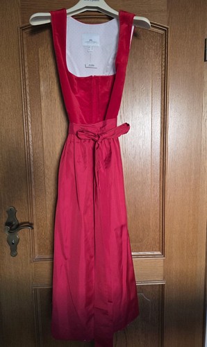 Rotes lodenfrey dirndl mit - lodenfrey,