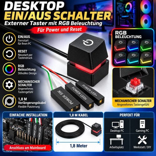 Einschaltknopf externer pc - einschaltknopf,