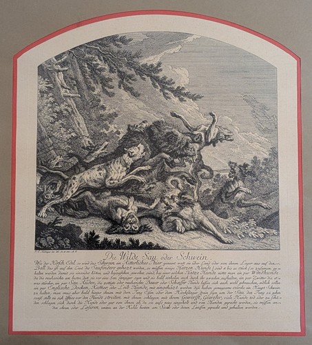 Radierung johann ridinger - johann,