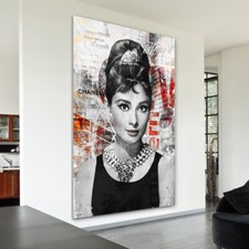 Acrylglasbild Audrey Hepburn