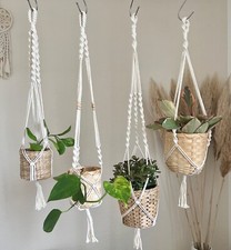 Makramee Blumenampel Ampel Aufhängung Pflanzendekoration Boho 