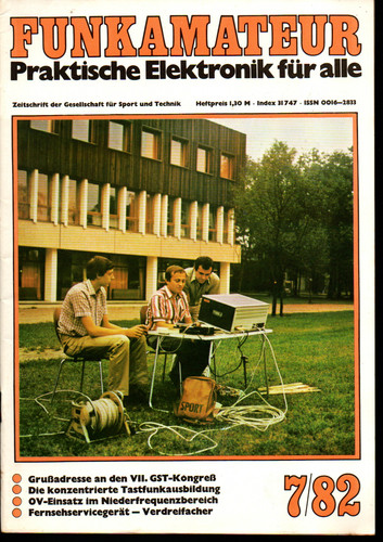 Ddr zeitschrift funk amateur - ddr-zeitschrift, "funk