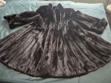 Nerzmantel swinger schwarz - nerzmantel, swinger,