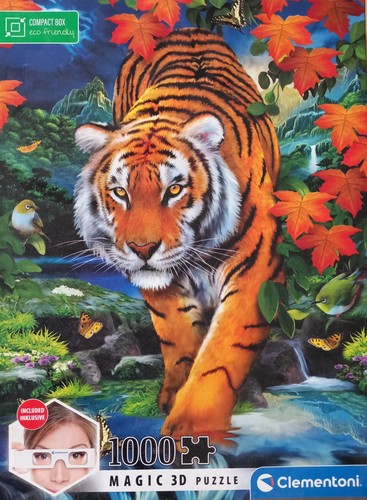 Puzzle tiger 1000 teile - tiger, 3d