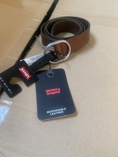 LEVI'S® Ledergürtel Hermosilla mit ovaler Schließe und Logoprägung , Gr. 85