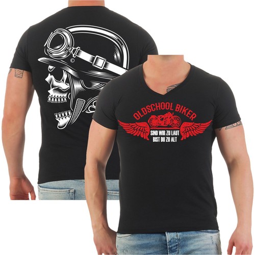 Shirt oldschool biker sind - oldschool,