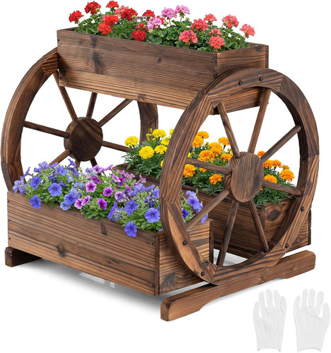 Costway blumenkasten mit - blumenkasten,