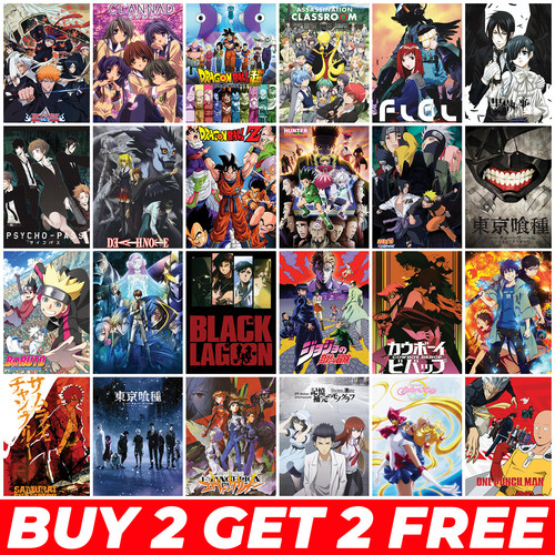 Retro anime poster - retro,