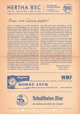 Fussball-Programmheft   67/68