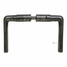 Türklinken Bauhaus oval Türdrücker alt Eisen Vintage 19mm 8er Vk