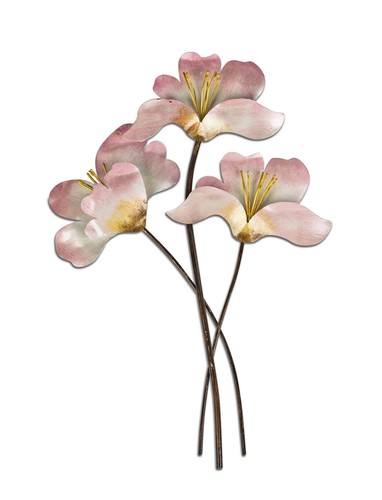 Wanddeko blume blüten zweig - wanddeko,